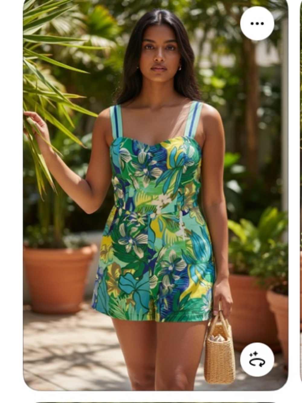 Lavender Brown Green and Blue Multi Paisley Romper